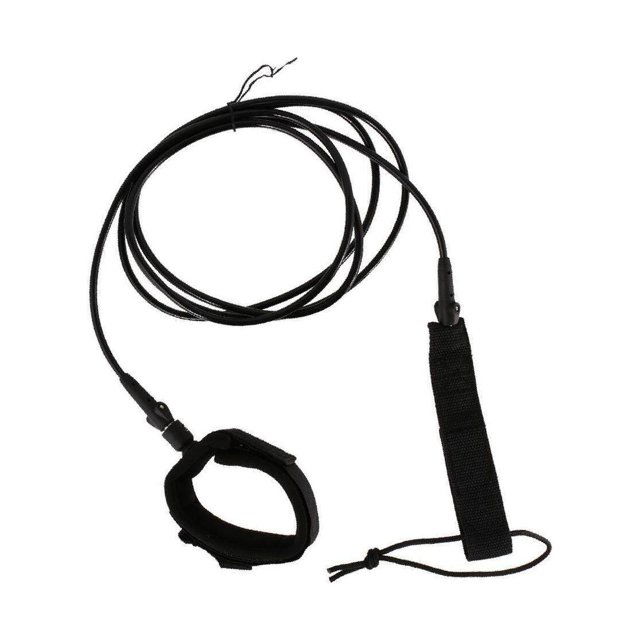 facefd Surfboard Leash Surfing Leash String Leg Rope Cord Surfboard Leash Calf Leash 4feet Black
