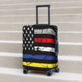 thumbnail image 6 of Honeii American Flag Elastic Luggage Cover, featuring double-sided printing, is the ideal companion for travel, business trips, and daily use(not included suitcase )-Large, 6 of 7