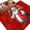 Red, variant on 5'x7' Area Rugs for Living Room Bedroom, Red Christmas Santa Claus Washable Rug Carpet Runner Indoor Outdoor, Snowflakes Winter Xmas Gifts Non Slip Floor Mats Area Rug for Kitchen, Nursery