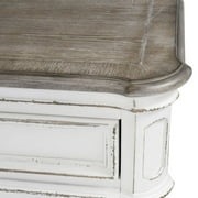 Liberty Furniture Industries Magnolia Manor Buffet, W56 x D18 x H40, White