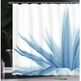 thumbnail image 3 of Ambesonne Flower Shower Curtain, Ombre Leaves Watercolor Art, 69"Wx70"L, Pale Blue, 3 of 4