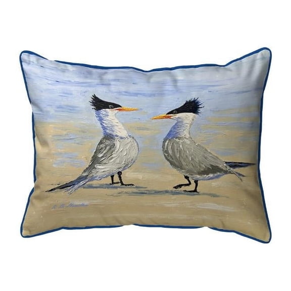 11 x 14 in. Two Terns Small Indoor & Outdoor Pillow