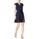 thumbnail image 1 of maison Jules Womens Wrap Shift Vestido, Azul, Pequeño, 1 of 1