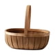 thumbnail image 4 of Cesta de madera, cesta de jardín, cesta para aperitivos y verduras, tejido de mimbre para huevos. Talla S, 4 of 9