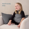 thumbnail image 3 of Bare Home Pillowcase Set - Premium 1800 Collection - Double Brushed - Ultra Soft - Toddler Size, Gray, 2 Count, 3 of 7