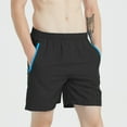 thumbnail image 2 of IROINNID Men's Summer Plus Size Quick Dry Elastic Casual Bermuda Beach Shorts With Pocket, 2 of 9