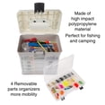thumbnail image 2 of Wakeman Plastic 4-Drawer Tackle Box Organizer for Fishing and Crafts, Gray, 2 of 7