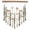 Cream Tassels With Seashells, variant on Genuine Eucalyptus Wall Decor with Natural Seashell Beach Decor Coastal Home Decorations with Fresh Eucalyptus Stems Hanging Wooden Bead Garland for Large Bedroom Bathroom Living Room 32 x 32 Inch