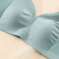 thumbnail image 5 of TANGQIOP Women'S Bras Full Figure Lightweight Solid Seamless Support Soft Armpit Fat Beauty Back Underwire Sky Blue L, 5 of 9