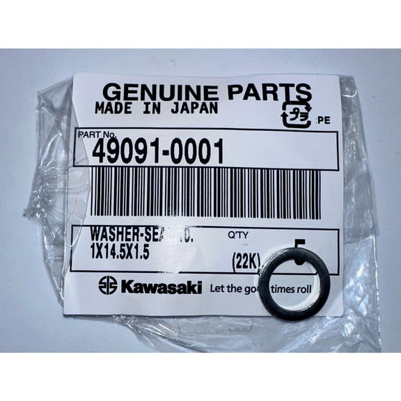 Kawasaki OEM Seal Washer 10.1x14.5 Multi-Fit 49091-0001