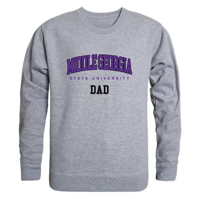W Republic 562-420-HGY-05 Chandail en Molleton Col Rond pour Hommes Middle Georgia State Knights Papa, Gris Chiné - 2TG