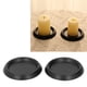 thumbnail image 4 of Portavelas De Pilar, 2 Portavelas De Metal Negro Mate Para Inauguración De La Casa ANGGREK Black Candlestick, 4 of 8