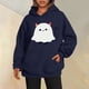 thumbnail image 1 of Sudaderas con capucha de Halloween para mujer, jerséis de estilo gótico, Top Vintage informal, sudaderas con capucha de fantasmas de Halloween Retro, sudadera divertida de fiesta, 1 of 4