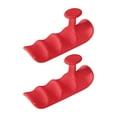thumbnail image 2 of koolsoo 2 Pcs Grips de Musculation Protection de Paume pour Entraînement d'Exercice Haltère Rouge, 2 of 9