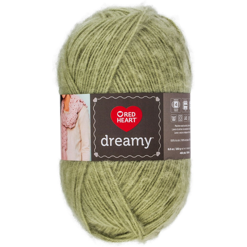 Red Heart Dreamy YarnCelery