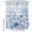 Peacock Blue, variant on Shower Curtains for Bathroom, Blue Coastal Waterproof Fabric Shower Curtain, Starfish Coral Summer Beach Nautical Decorative Bathroom Curtain for Bathtub, 72"x72", No Hooks Included