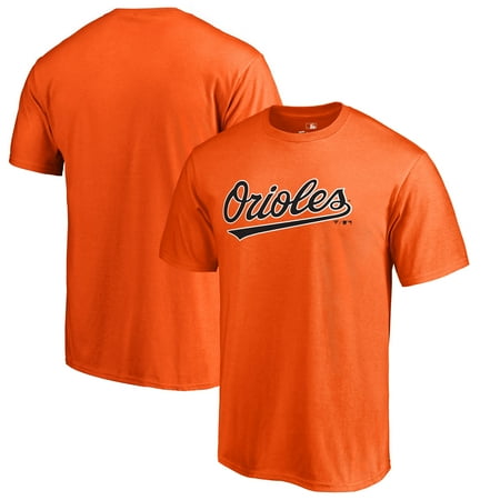 - Baltimore Orioles Fanatics Branded Team Wordmark T-Shirt - Orange