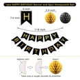 thumbnail image 3 of WarmHaven Black Birthday Decorations, Black and Gold Happy Birthday Banner, Happy Birthday Decorations for Men, Women, Boys and Girls, 3 of 14