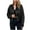 Black Womens Satin Shacket Jacket, variant on BSDJILFG Satin Jackets for Women Zip Up Cropped Bomber Jacket Stand Collar Motorcycle Jackets for Nightclub Performance