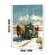 thumbnail image 3 of Calendario de Adviento de vacas de Navidad, adorno decorativo colgante con cuenta atrás de 24 días con colgantes adorables, diseño acrílico seguro para habitaciones infantiles y decoración navideña, 3 of 6