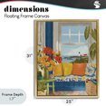 thumbnail image 4 of Stupell Industries Bohemian Distant Lighthouse Window View Gold Floating Frame Canvas Art, 25 x 31, by Lisa R Dumm, 4 of 8