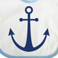 thumbnail image 4 of Inktastic Anchor Nautical Boys or Girls Baby Bib, 4 of 4