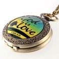 thumbnail image 4 of GOD Is LOVE  Pocket Watch Anti-Tarnish  Christian Religion Jesus Watch,  PW-30, 4 of 7