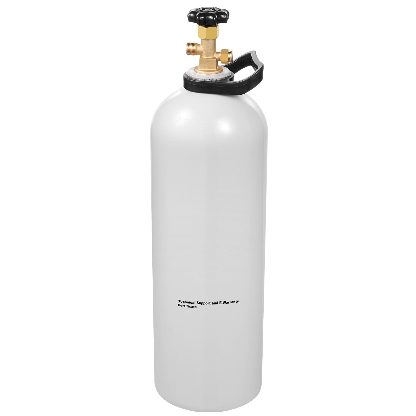 KFFKFF CO2 Container, 20 lbs Fresh Aluminum Alloy Storage, CO2 Gas Cylinder with Spray Finish, CGA320 Valve, Grip & Modifiable Pressure, DOT & TC Certified Storage for Draft Beer Serving