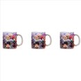 thumbnail image 1 of 3X Nueva Pintada de Costura 3D Espacial Creativa 3D Regalo de Navidad Tazas de DecoracióN para el Hogar Tazas de Café DecoracióN y ExhibicióN de la HabitacióN B, 1 of 2