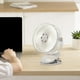 thumbnail image 1 of Mini ventilador con Clip para escritorio, dormitorio, USB, ventilador portátil de 5 velocidades, rotación 720, para viajes, interiores y exteriores, m blanco Macarena Clip en el ventilador, 1 of 8