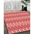 thumbnail image 3 of Ahgly Company Tapis Rectangulaire Lavable en Machine Rouge Rubis, 2 Pieds x 4 Pieds, 3 of 7