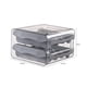 thumbnail image 3 of Tipo de cajón Caja de almacenamiento de huevos Bandeja de huevos de doble capa Contenedor Hogar Cocina (Gris) Ndcxsfigh Libre de BPA, 3 of 6