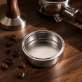 thumbnail image 3 of Stainless Steel Espresso Filter Basket, Replacement Portafilter Basket for Coffee Machines, Reusable Coffee Powder Bowl Filter, Espresso Accessory B, 3 of 4