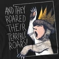 thumbnail image 3 of Where The Wild Things Are Roar Kids T Shirt (Medium) for Youth Toddler Boys and Girls, Black, 3 of 5
