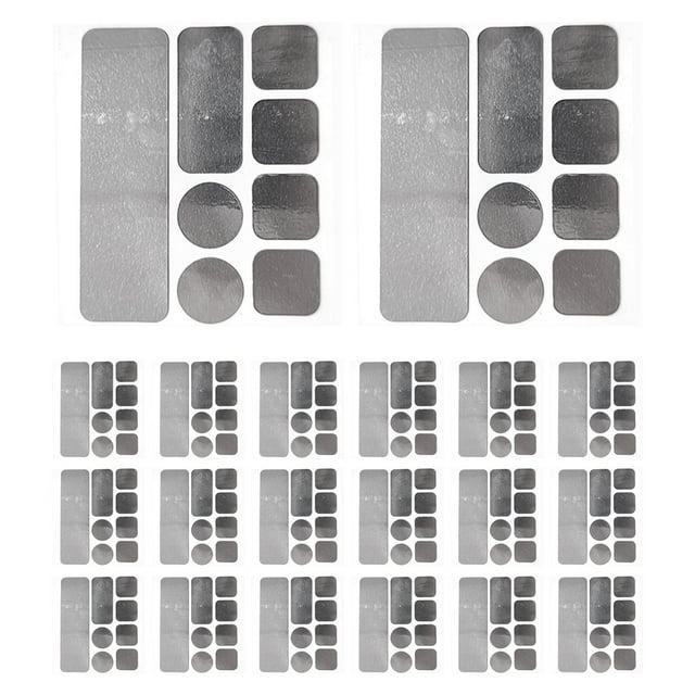 Almencla 20 Pièces Thermoscellage Patchs de Pot de Papier d'Aluminium pour Pot de Soupe