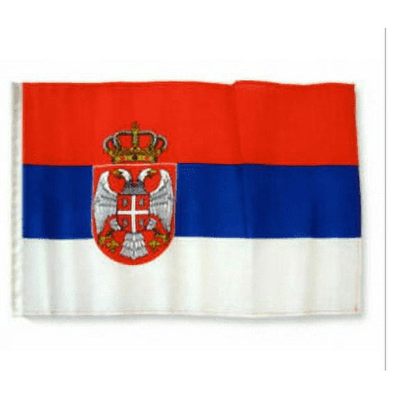 12x18 12"x18" Serbia Sleeve Flag Boat Car Garden