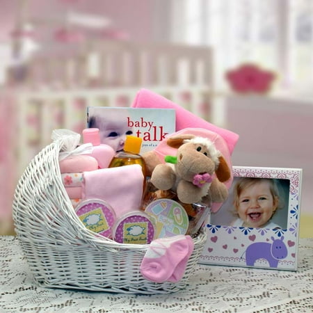 Gift Basket 89062-P Welcome Baby Baby Bassinet - Pink, (Best Baby Gift Baskets)