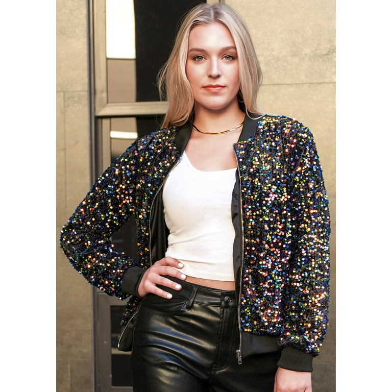 Large sequin jacket online