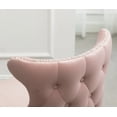 thumbnail image 6 of Lindale Contemporary Velvet Upholstered Nailhead Trim Accent Chair, Pink, 6 of 11