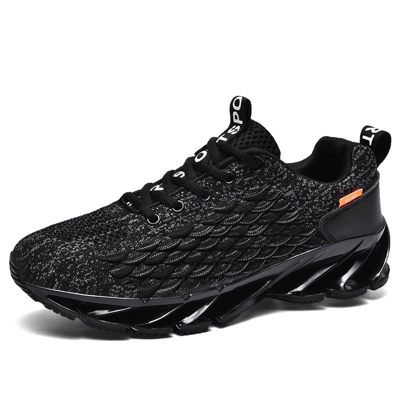 MAYZERO Mens Running Shoes Non Slip Athletic Walking Fashion Blade Sole Sneakers
