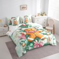 thumbnail image 3 of Manfei Happy Christmas 7-Piece Twin Bedding Sets,Lovely Gingerbread Man Bedding Comforter Set,Chic Xmas Tree Sheet Sets For Teens,Breathable Home Decor Reversible, 3 of 8
