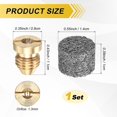 thumbnail image 3 of Uxcell 1-Set 1.3mm Copper Orifice Foam Cannon Nozzle and Single Layer Foam Maker Meshes Kit for Cleaning Vehicles, 3 of 7