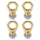 thumbnail image 1 of Uxcell 4 Pack Ganchos de Lámpara Tuercas de Anillo, Carga Máxima de 5kg Rosca M10 Ganchos de Bucle Cerrado Partes de Candelabro[Dorado], 1 of 6