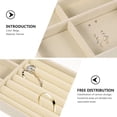 thumbnail image 2 of 4pcs Jewellery Drawer Organizer Box Jewellery Storage Tray Jewelry Display Box, 2 of 9