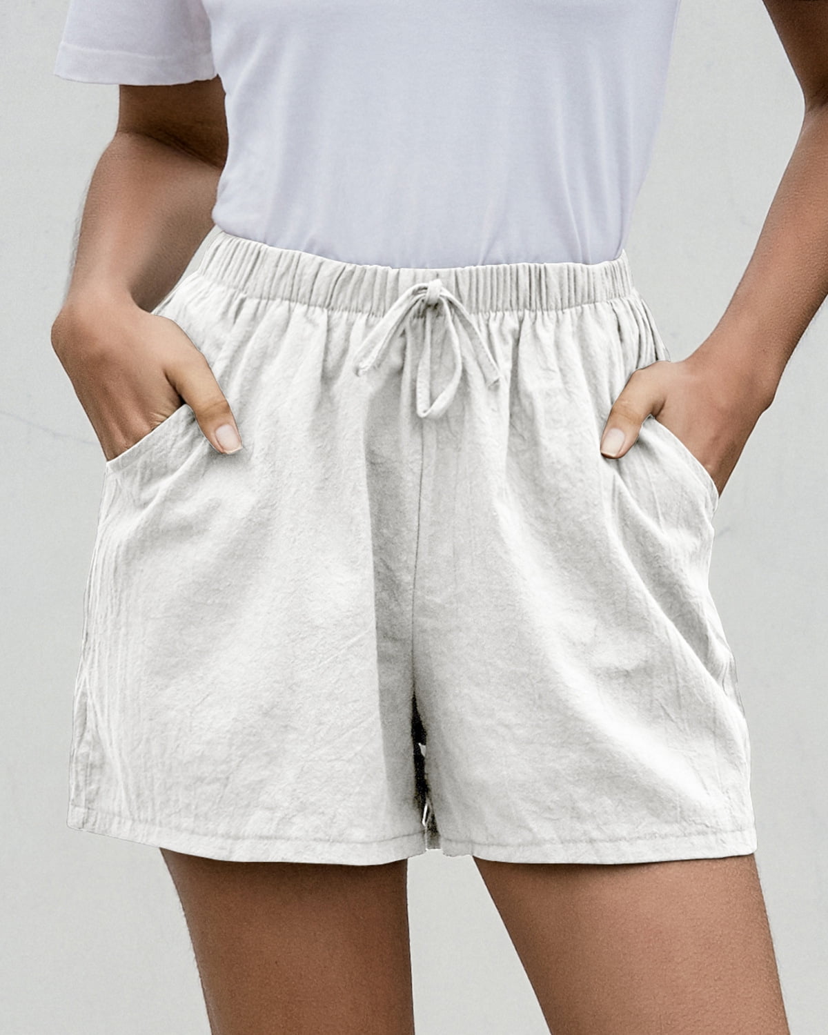 Pocket Lace Up Casual Harajuku Shorts 