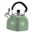 thumbnail image 2 of Tetera moderna con silbato fuerte y asa plegable para cocina. Verde, 2 of 9