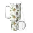 thumbnail image 2 of Sikiie Jungle Animal Insulated Stainless Water Bottle Lid Travel Mug Cup Insulated Tumblers Cup 40oz Ice Bully With Handle, 2 of 8