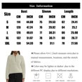 thumbnail image 4 of HAJWOH Womens Fleece Cropped Half Zip Fuzzy Sweatshirts Warm Sherpa Pullover Stand-Up Collar Varsity Jackets with Zipper Pockets, 4 of 7