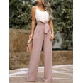 thumbnail image 4 of NeedBo Womens Silk Satin Tank Tops V Neck Camisole Sleeveless Blouses Basic Tank Shirt, White S, 4 of 7