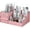 Pink, variant on Makeup Organizer with Drawers, Cosmetic Storage for Dresser Vanity and Bathroom Countertop, Beauty Holder for Lipstick Brush, Skincare Organizer for Vanity, Cosmetic Display Case (White)